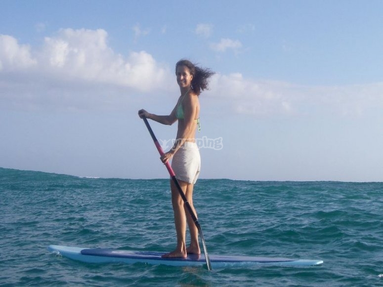 Paddle Surf su mare tranquillo Paddle Surf su mare tranquillo